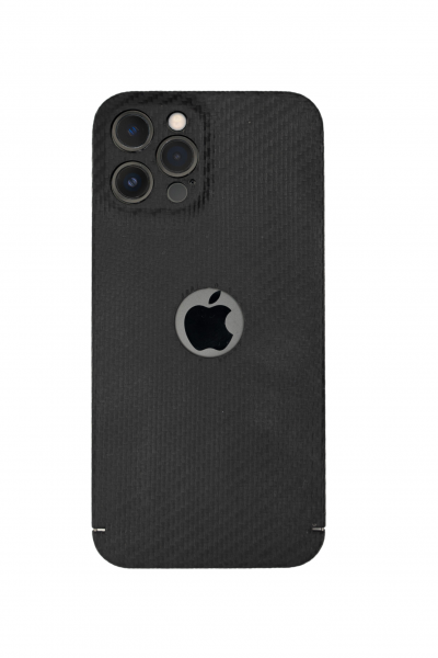 Carbon Cover iPhone 13 Pro Max met Logo Window